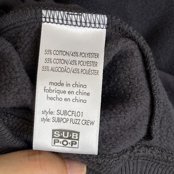 Subpop Label Pullover Mens Small Sweatshirt Nirvana Soundgarden 90s Retro - Picture 9 of 12